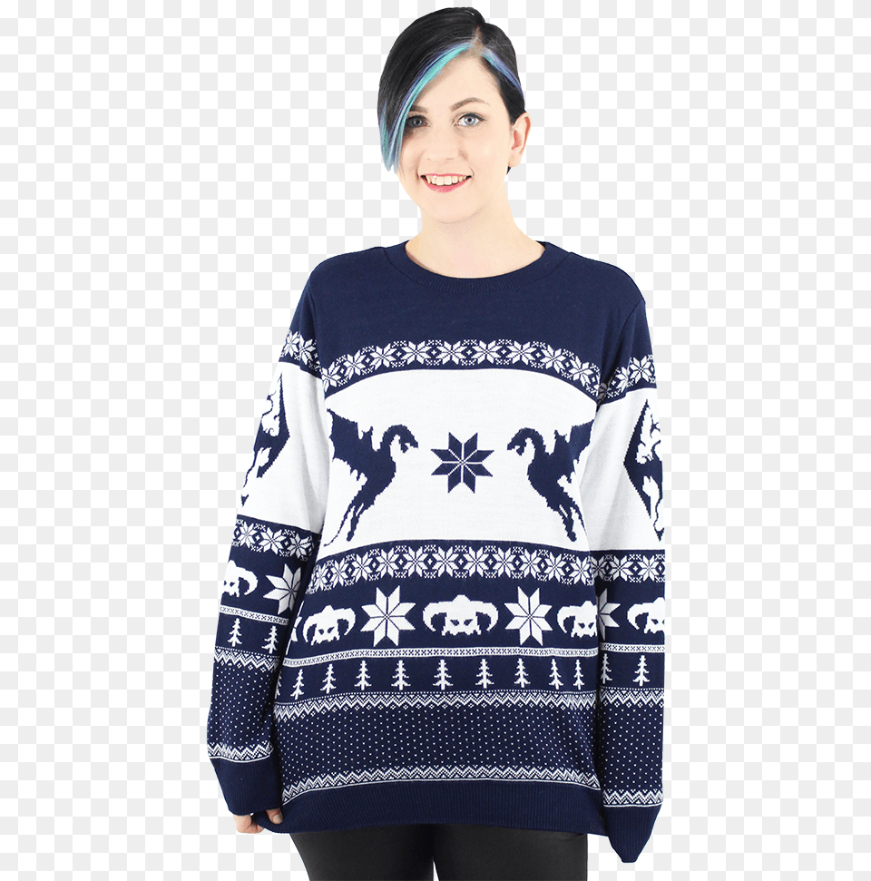 Coolest Video Game Ugly Christmas Sweaters Video Game Christmas Sweaters, Adult, Sweater, Person, Knitwear Png