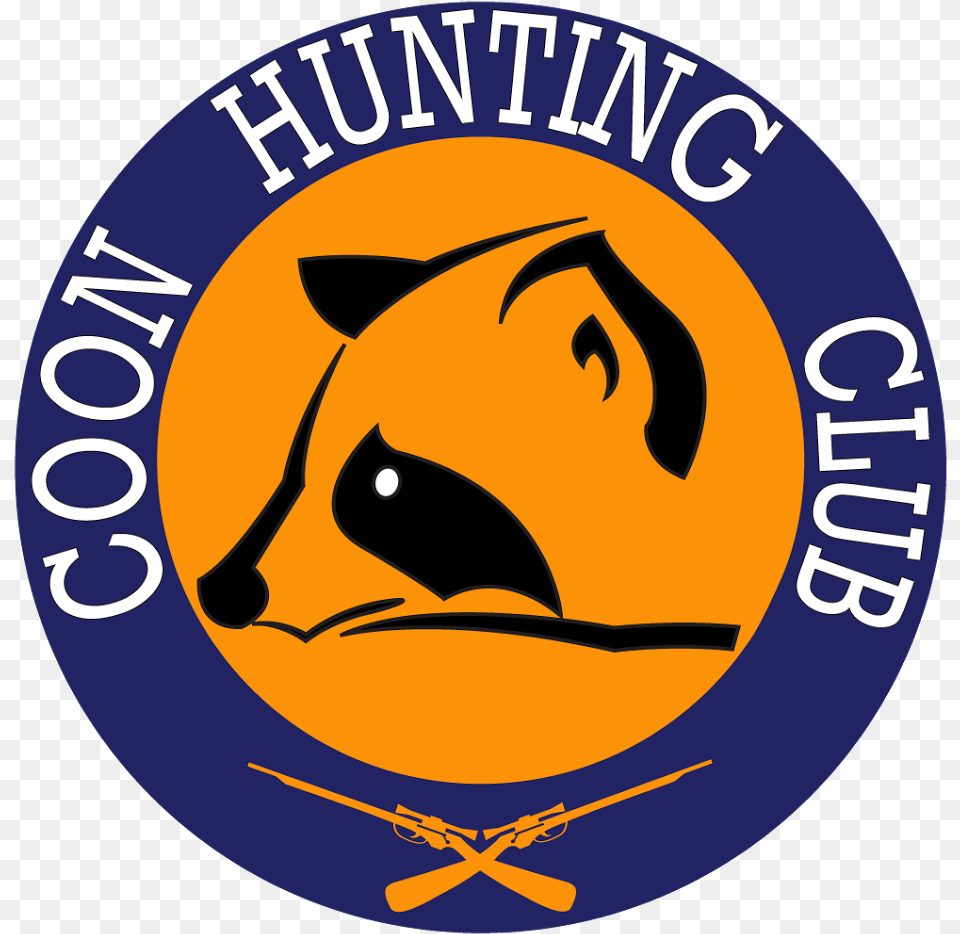 Coon Hunting Club, Badge, Logo, Symbol, Face Free Png Download