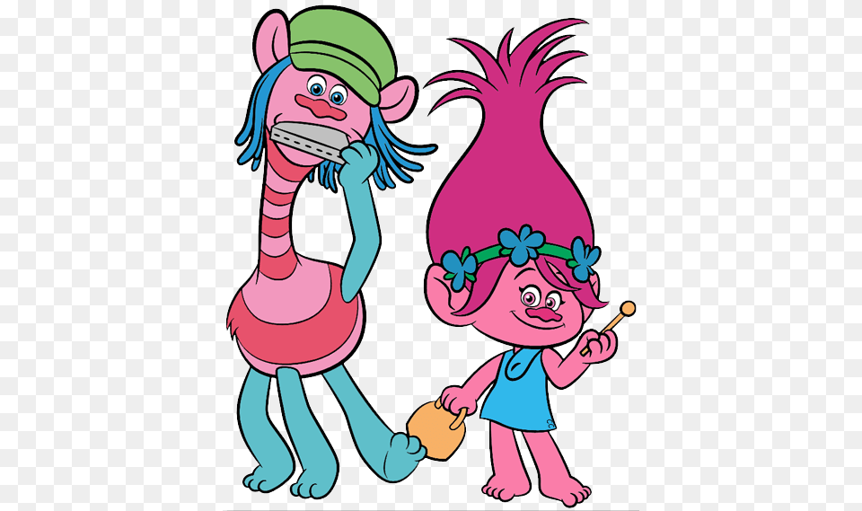 Cooper Y Poppy Imagenes Trolls Trolls, Book, Comics, Publication, Cartoon Free Png Download