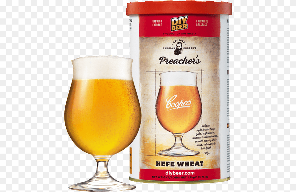 Coopers Preacher39s Hefe Wheat Coopers Preachers Hefe Wheat, Alcohol, Beer, Beer Glass, Beverage Png Image