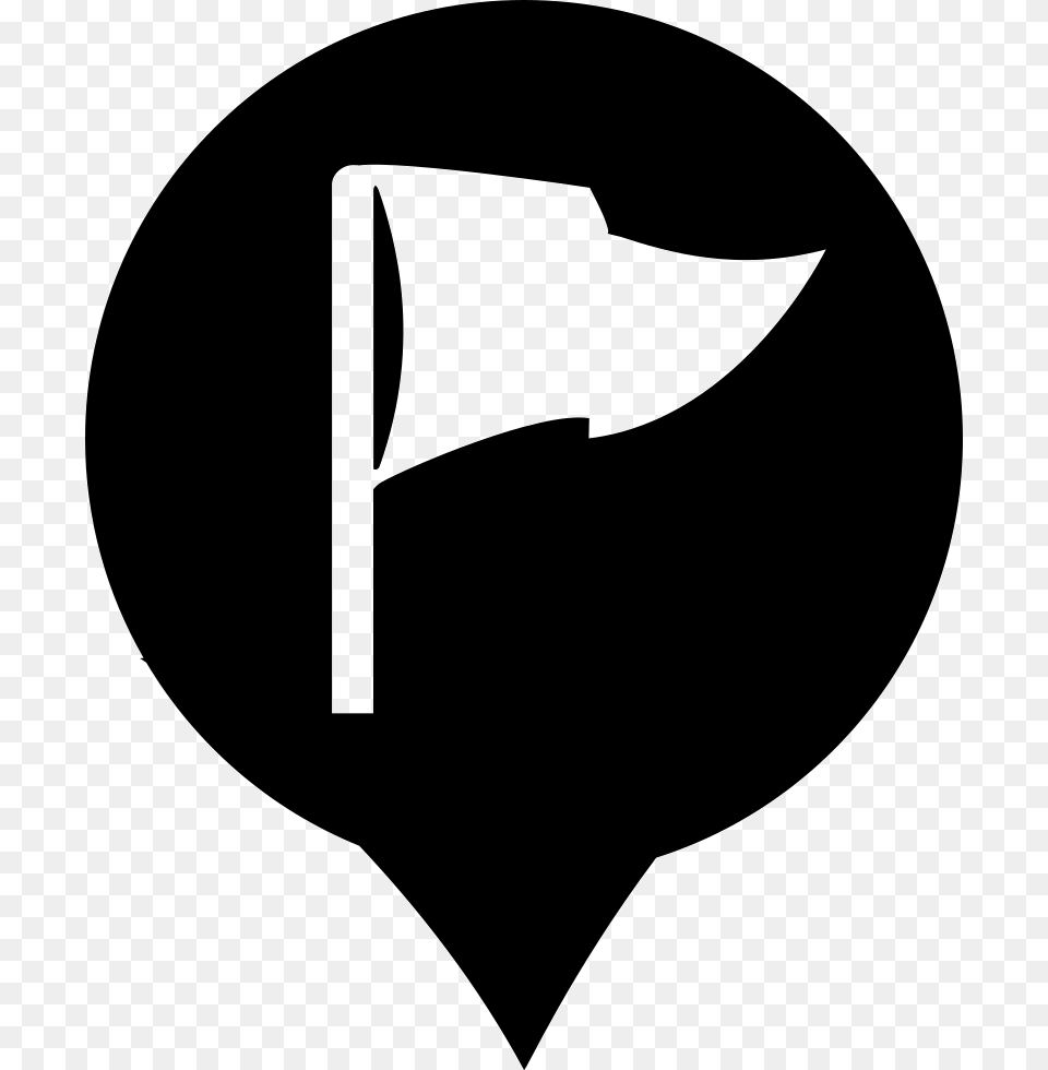 Coordinate Interest Point Emblem, Stencil Free Png Download