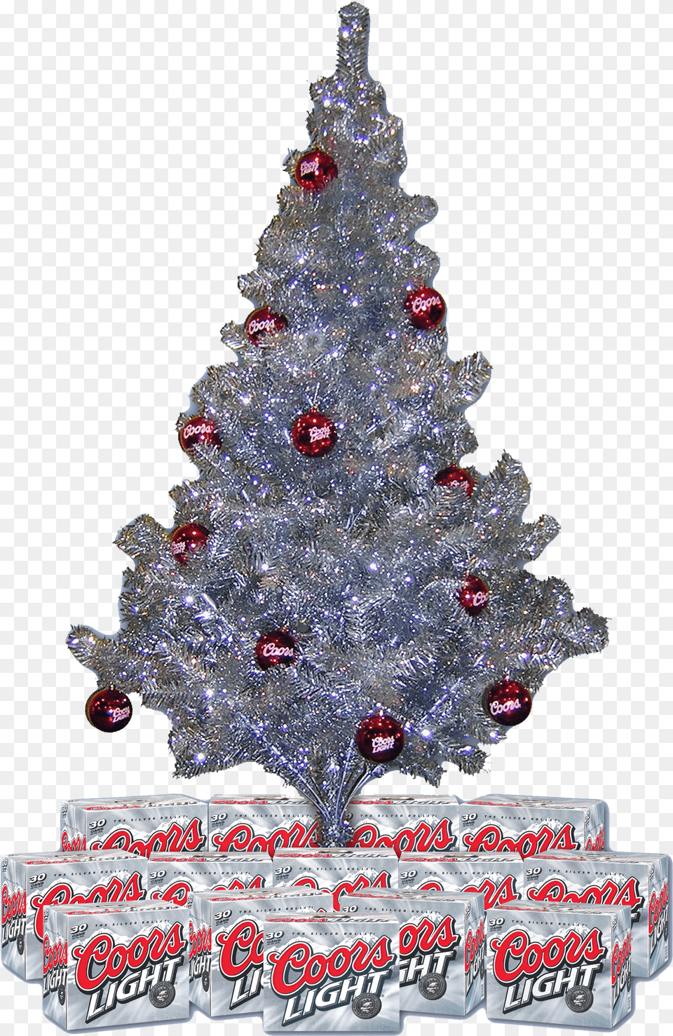 Coors Christmas Tree Crewdesign Popdisplays Advertising Light Png