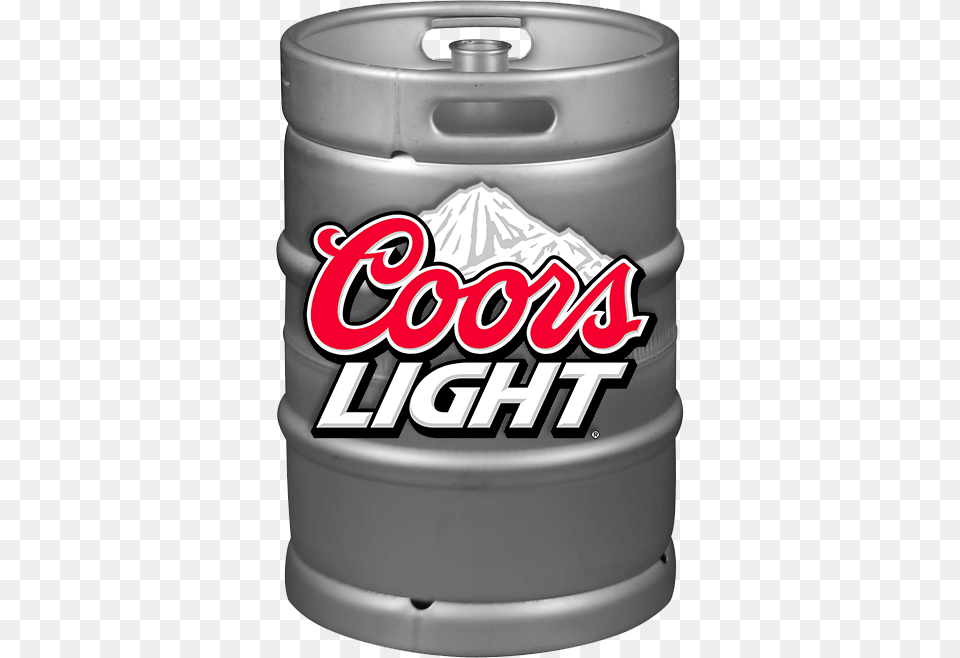 Coors Light 12 Barrel Coors Light 24 Cans, Keg, Can, Tin Png Image