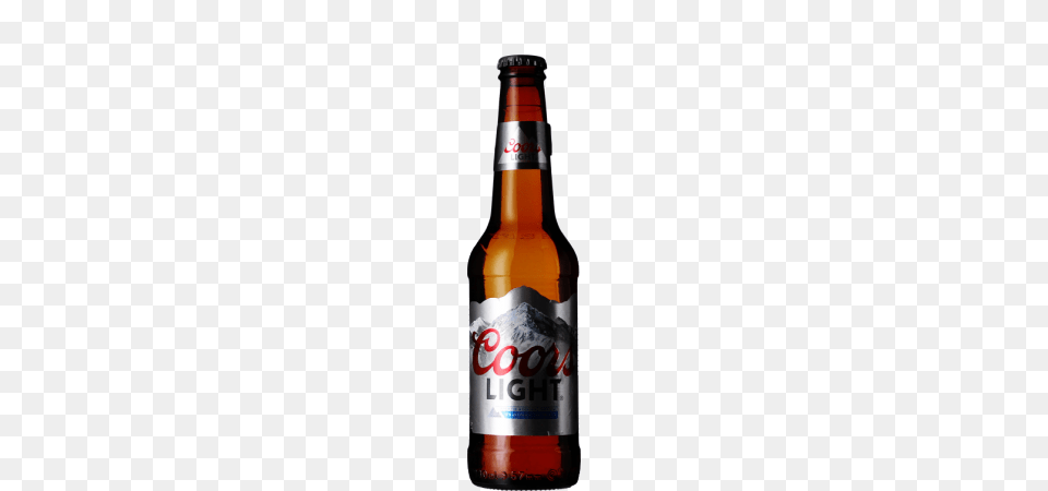 Coors Light, Alcohol, Beer, Beverage, Bottle Png Image