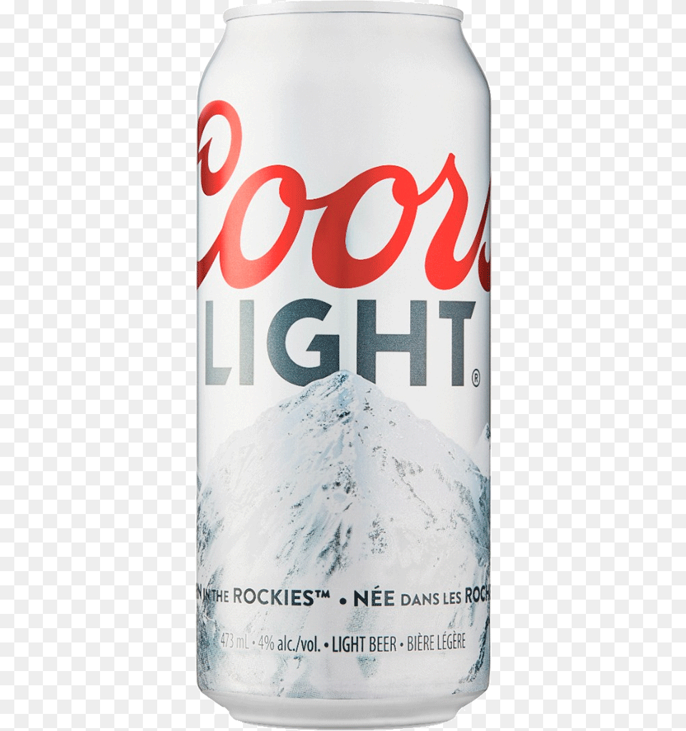Coors Light 473 Ml Coors Light Can, Tin, Beverage, Soda, Coke Png