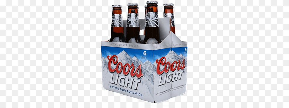 Coors Light Beer 24 Pack 12 Fl Oz Ice Beer, Alcohol, Beer Bottle, Beverage, Bottle Free Transparent Png