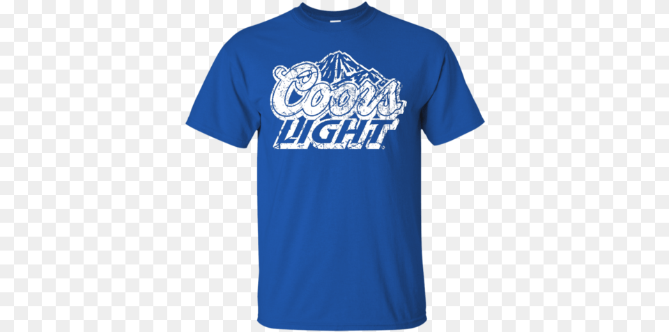 Coors Light Beer T Shirt Shirts Beer Party Tees Vintage Beer Short Sleeve, Clothing, T-shirt Free Transparent Png