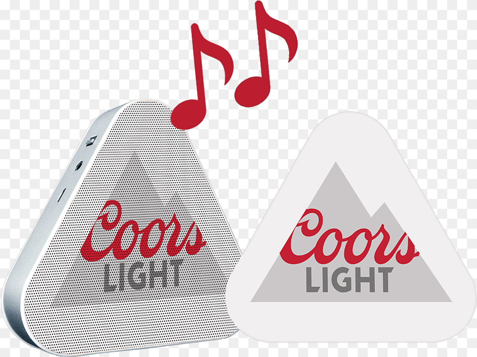 Coors Light Bluetooth Speaker Speakers Coors Light Coors Light Pint Glass Clear, Triangle Png Image