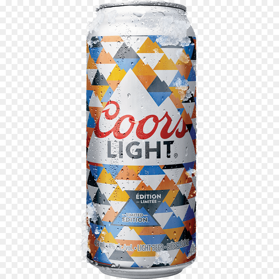 Coors Light Cans Change Colour In The Coors Light Canada Can, Tin, Beverage, Soda Free Png
