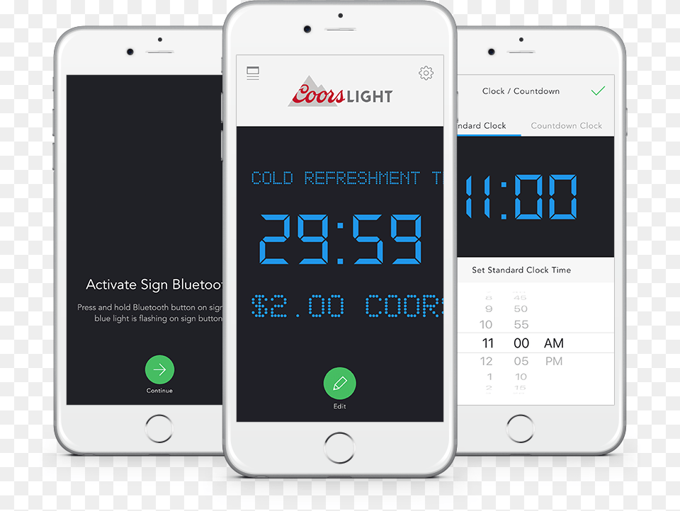 Coors Light Feature Clock, Computer Hardware, Electronics, Hardware, Mobile Phone Png Image
