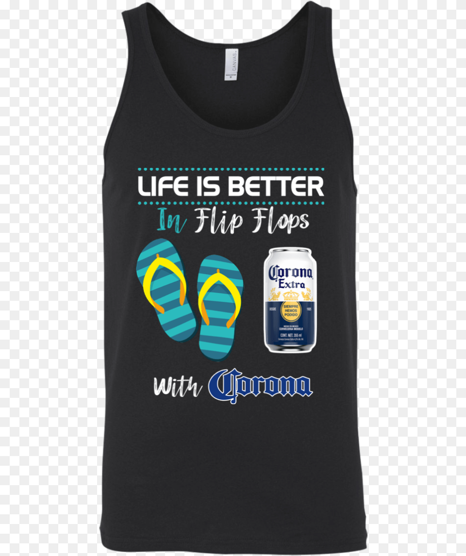 Coors Light Flip Flops Shirt, Clothing, Tank Top, Can, Tin Free Transparent Png