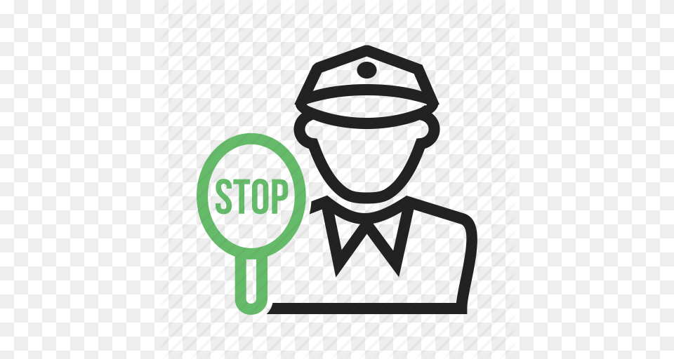 Cop Crime Emergency Officer Police Traffic Icon, Gate Free Png