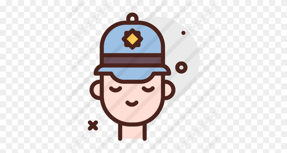 Cop People Icons Happy, Baseball Cap, Cap, Clothing, Hat Free Png Download