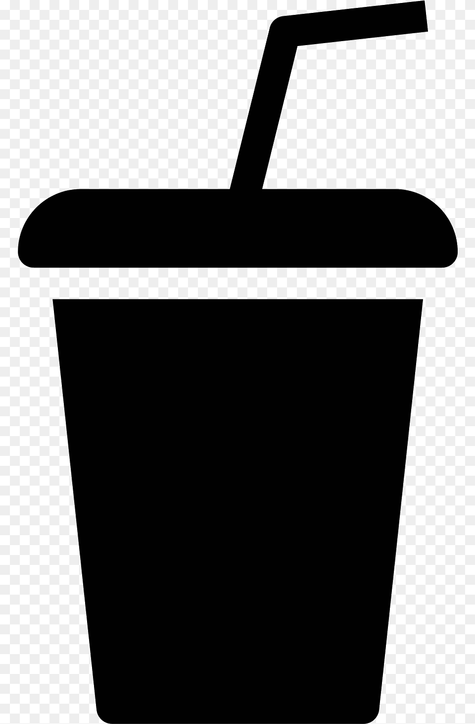 Copa De Soda Icon, Gray Free Transparent Png