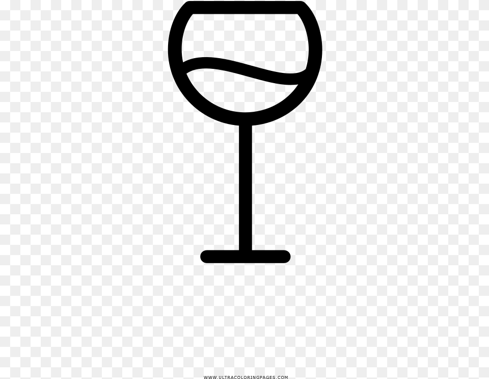 Copa De Vino Pgina Para Colorear, Gray Free Png