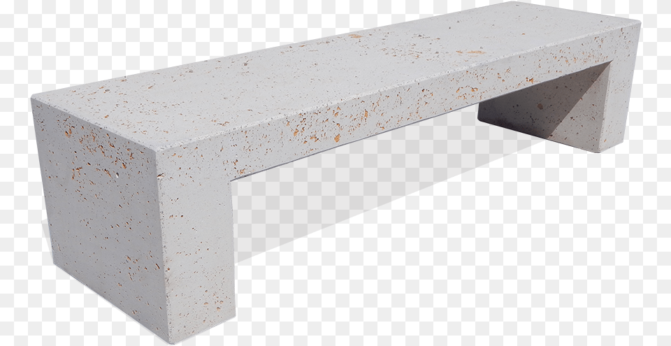 Copan Bench Without Back In Concrete For Urban Furniture Concrete Bench, Mailbox Free Transparent Png