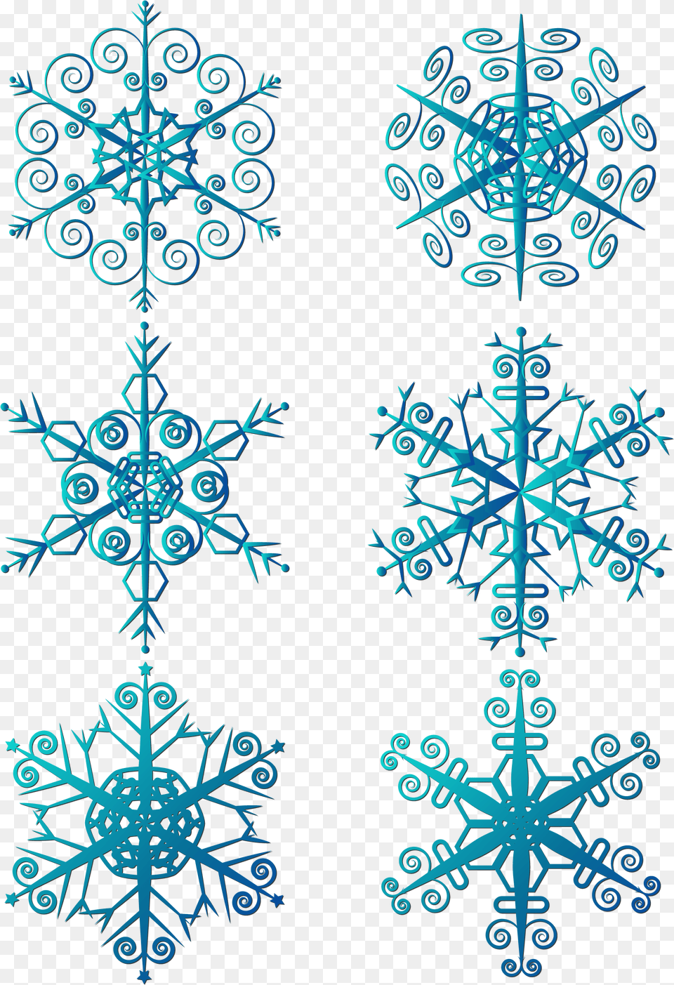 Copo De Nieve Azul Minimalista Elemento Vector Motif, Nature, Outdoors, Pattern, Snow Png Image
