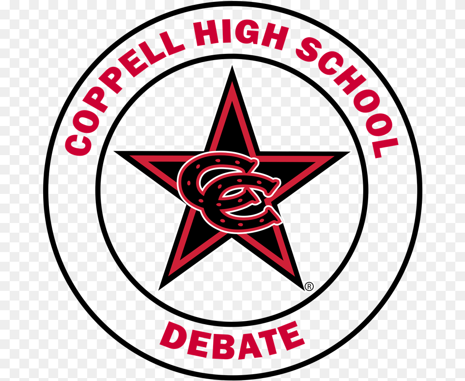 Coppell Debate Logo Coppell High School, Star Symbol, Symbol Png