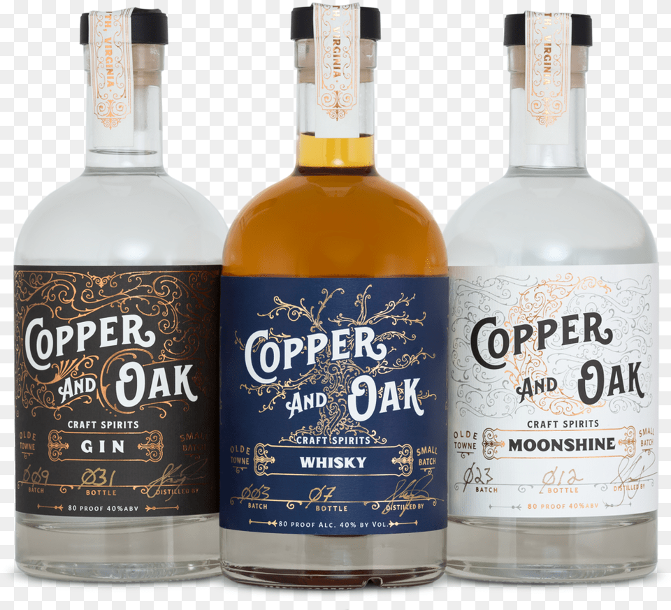 Copper And Oak Trio Shot American Whiskey, Alcohol, Beverage, Liquor, Gin Png
