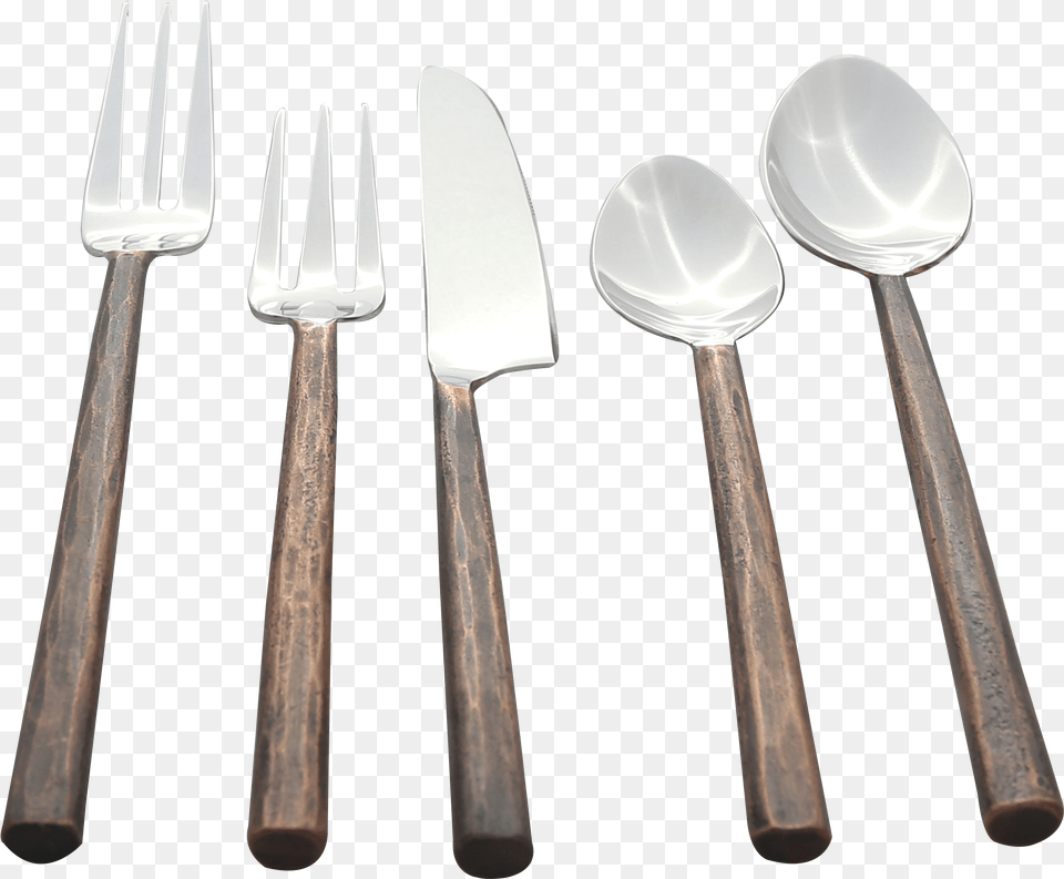Copper Antique Sundundance Design 20 Pcs Knife, Cutlery, Fork, Spoon, Blade Png Image