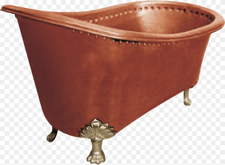 Copper Bathtub, Bathing, Person, Tub, Furniture Png Image