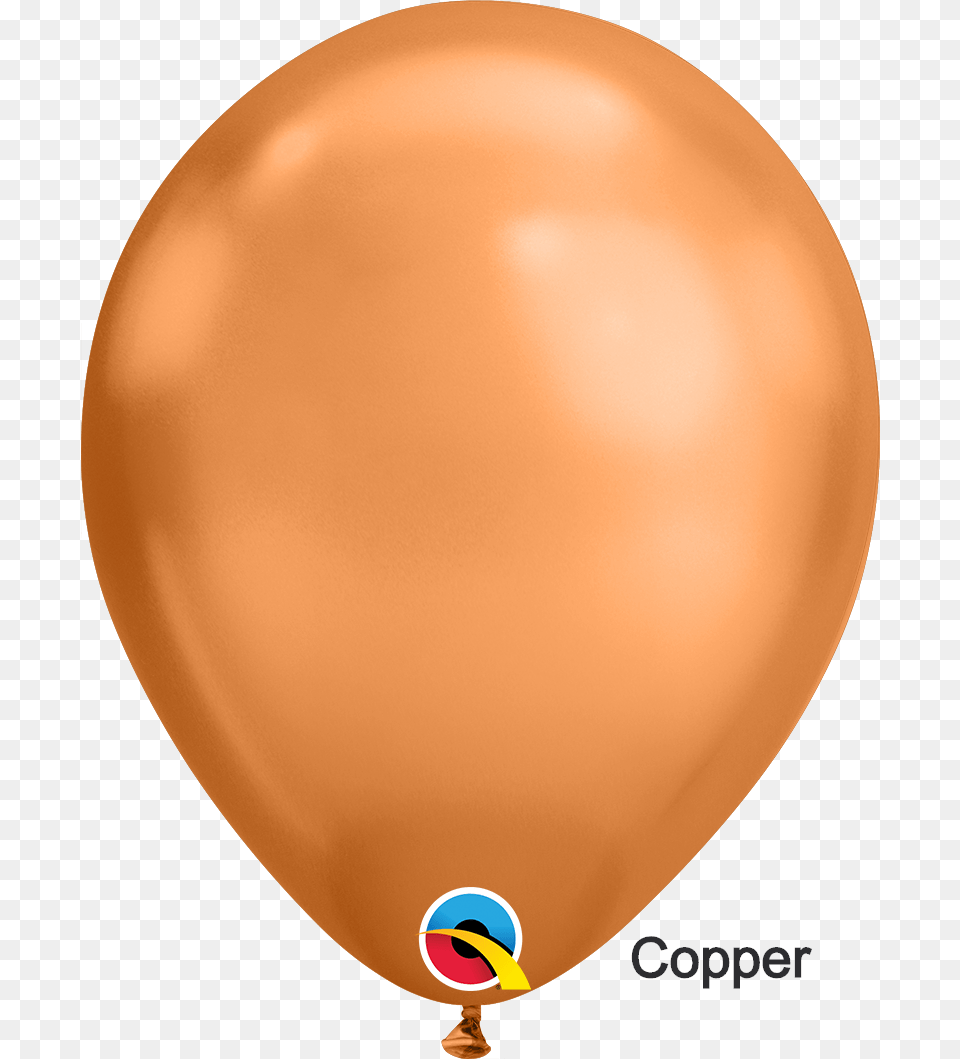 Copper Chrome Latex Balloons, Balloon Free Transparent Png