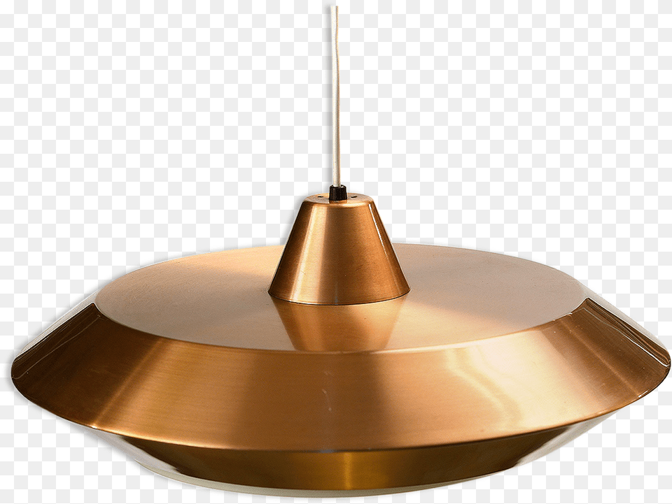 Copper Coloured Quotflying Saucerquot Aluminium Pendant Light Brass, Lamp, Bronze, Appliance, Ceiling Fan Free Png Download