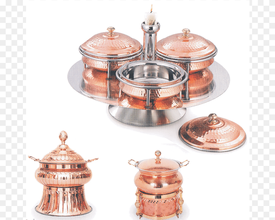 Copper Coted Servicing Pot39s Chafing Dish, Meal, Food, Pottery, Pot Free Transparent Png