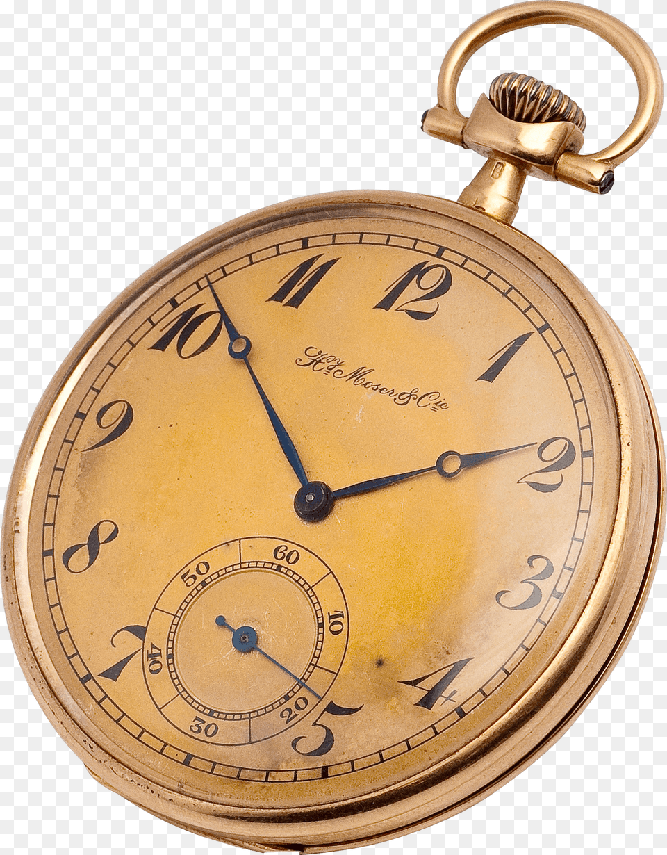 Copper Gold Pocket Watch Clock, Wristwatch, Arm, Body Part, Person Free Png Download