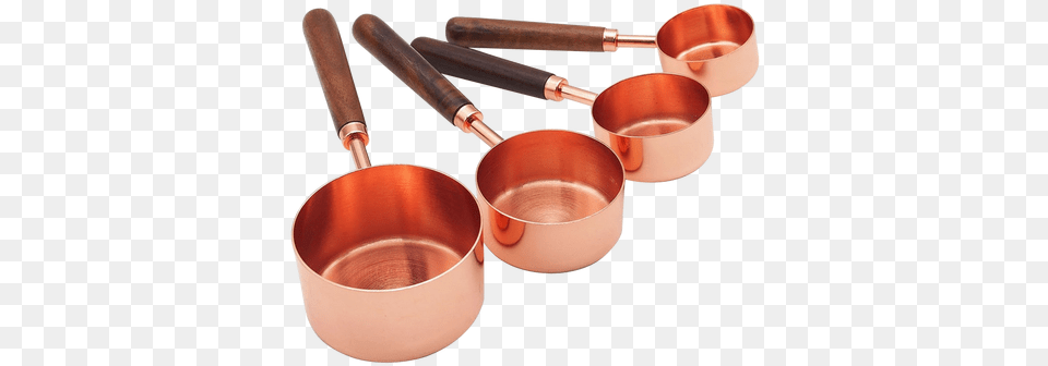 Copper Measuring Cup Set Of 4 Measuring Cup, Cooking Pan, Cookware, Smoke Pipe Png