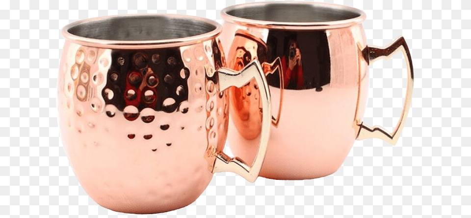 Copper Plated Moscow Mule Mug Cup, Bowl, Pottery Free Png