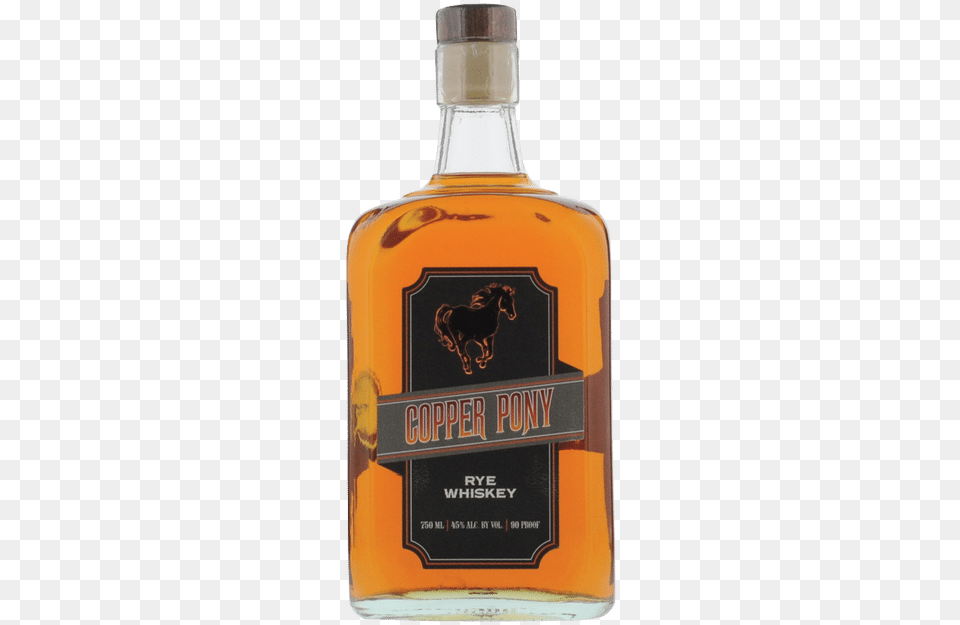 Copper Pony Rye Whiskey Grain Whisky, Alcohol, Liquor, Beverage, Cosmetics Free Png