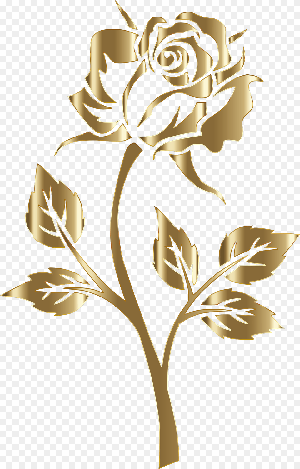 Copper Rose Silhouette No Background Clip Arts Red Rose Beauty And The Beast, Art, Floral Design, Graphics, Pattern Free Transparent Png
