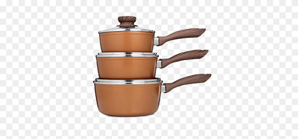 Copper Saucepan Set, Cooking Pan, Cookware, Pot Free Png Download