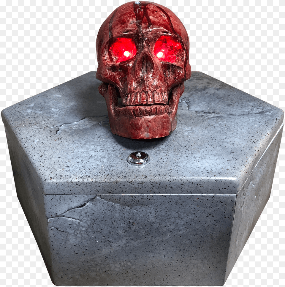 Copper Skull Coin Box Escape Room Prop Skull Free Png Download