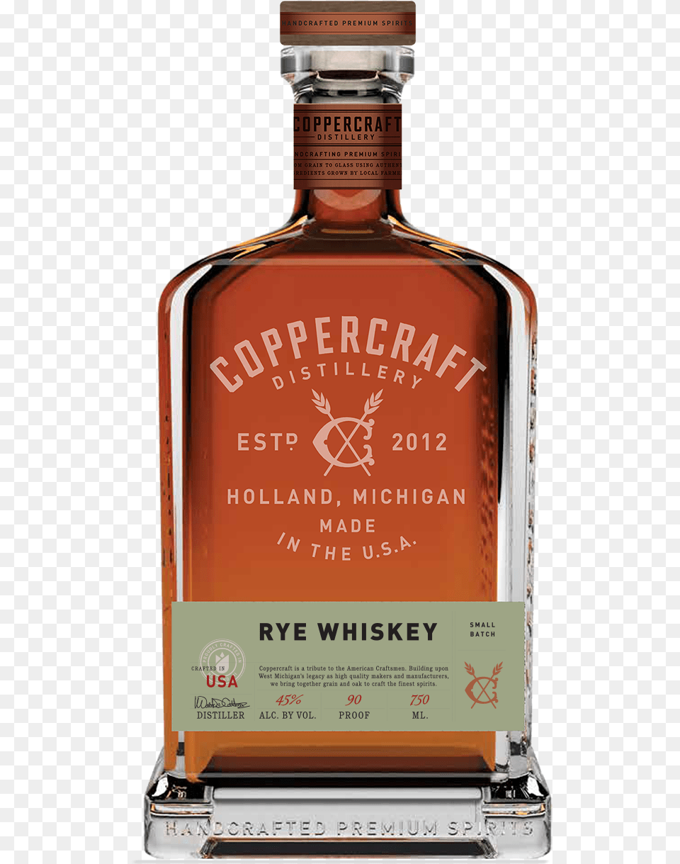 Coppercraft Whiskey Holland Mi, Alcohol, Beverage, Liquor, Whisky Free Transparent Png