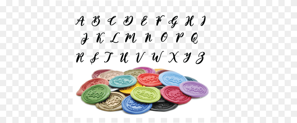 Copperplate Calligraphy Wedding Wax Seal Stamp Initial Wax Seal Gothic, Food, Sweets, Text, Wax Seal Free Png Download