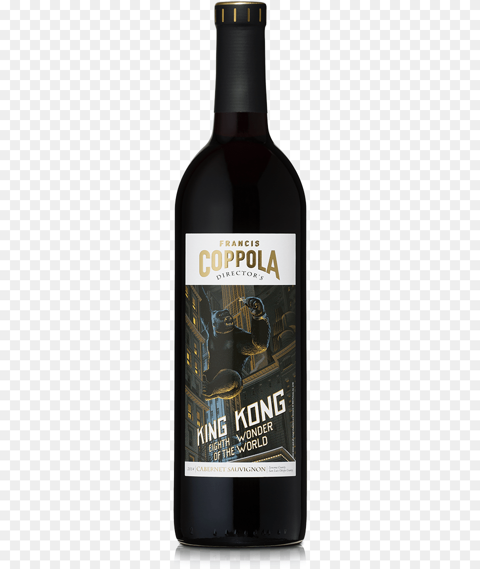 Coppola King Kong Wine, Alcohol, Beer, Beverage, Bottle Free Png Download