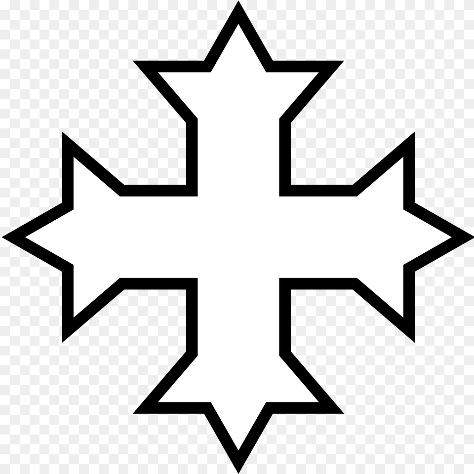 Coptic Cross Outline, Symbol, Star Symbol, Outdoors, Nature Free Transparent Png