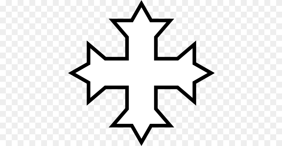 Coptic Cross Outline, Symbol, Star Symbol, Outdoors, Nature Png Image