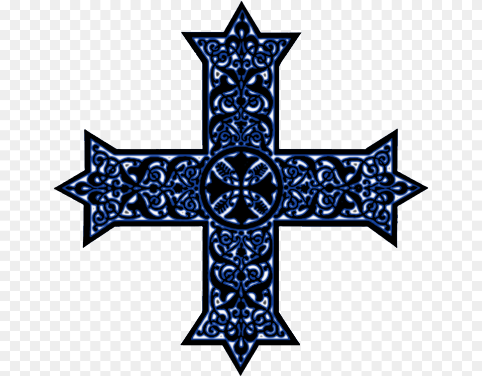 Coptic Crosses In Black White And Color Combinations Transparent Coptic Christian Cross, Symbol, Outdoors Png Image