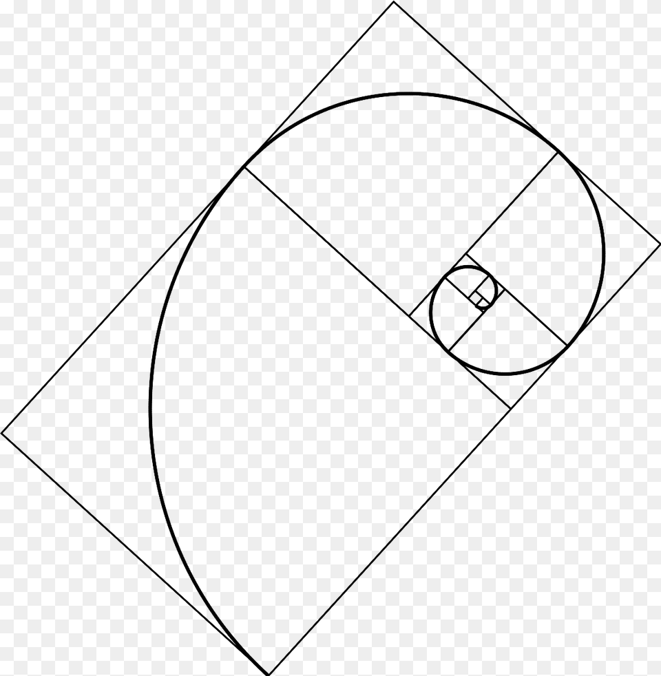 Copy Discord Cmd Fibonacci Spiral, Gray Png
