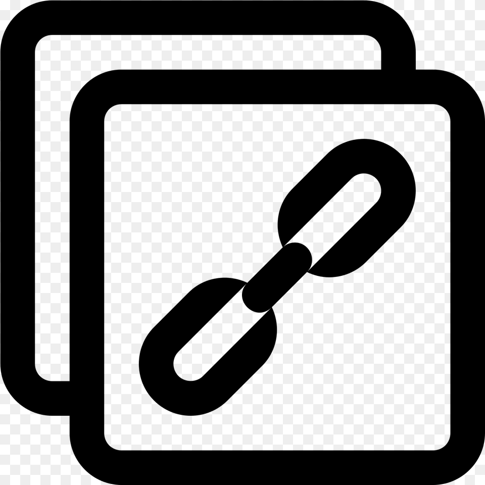 Copy Link To Clipboard Icon, Gray Free Png Download