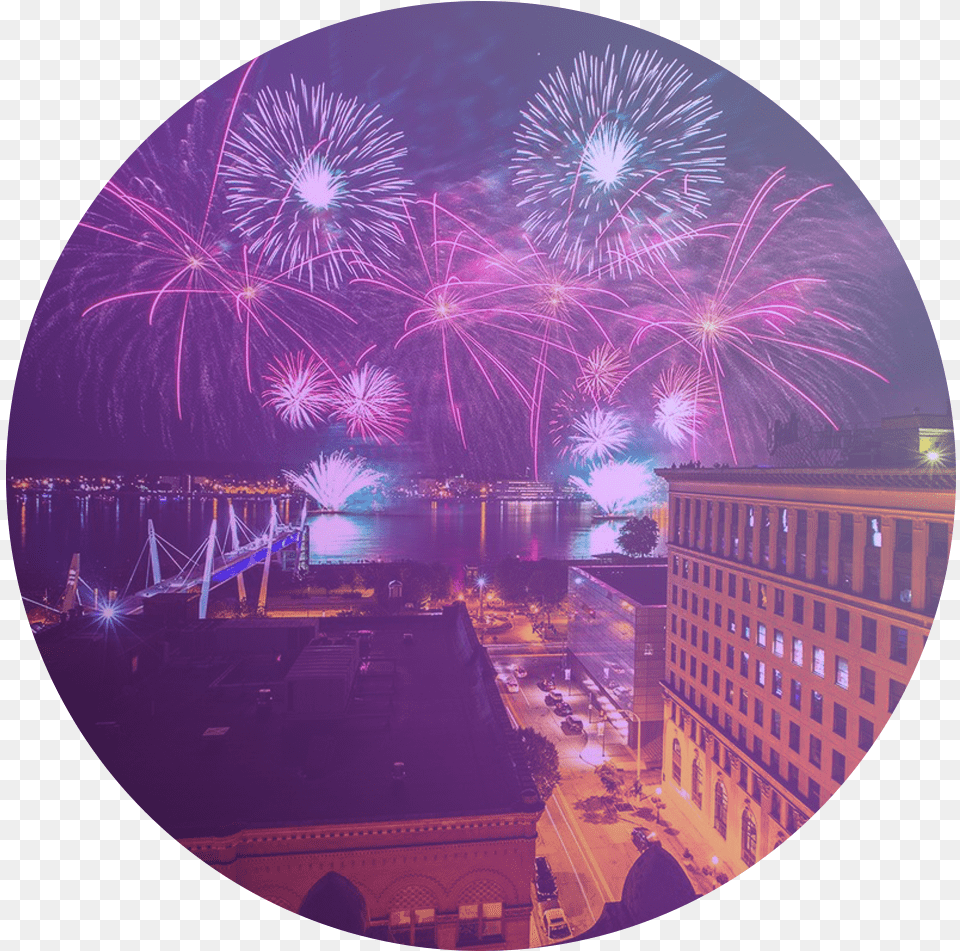 Copy Of Davenport, Photography, City, Fireworks, Urban Free Png Download
