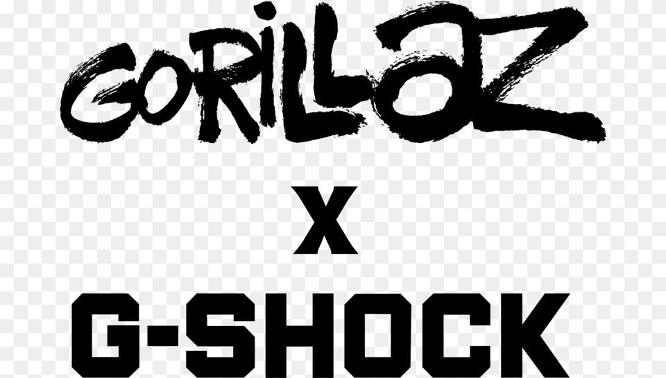 Copy Of Gorillaz X G Shock Calligraphy, Gray Png Image