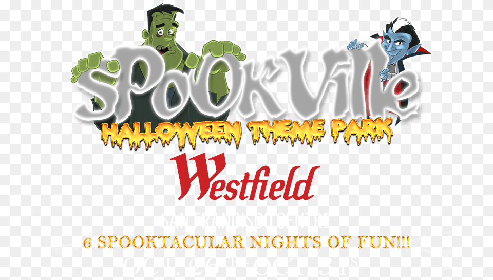 Copy Of Home Westfield Logo U2014 Spookville Halloween Theme Park Westfield London, Advertisement, Poster Free Transparent Png
