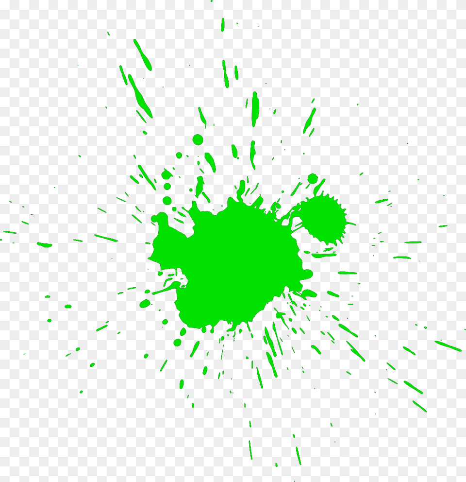 Copy Of Splatter Splash, Green, Nature, Outdoors, Pattern Free Png Download