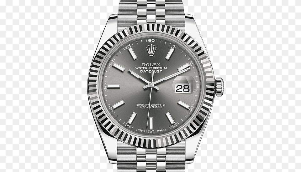 Copy Rolex Mens Watch Datejust Oystersteel And White Gold, Arm, Body Part, Person, Wristwatch Free Png