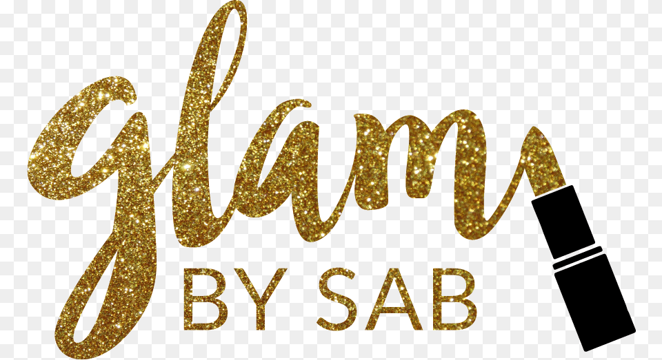 Copyright 2017 Glam By Sab Logo Glam, Cosmetics, Lipstick, Text Free Png