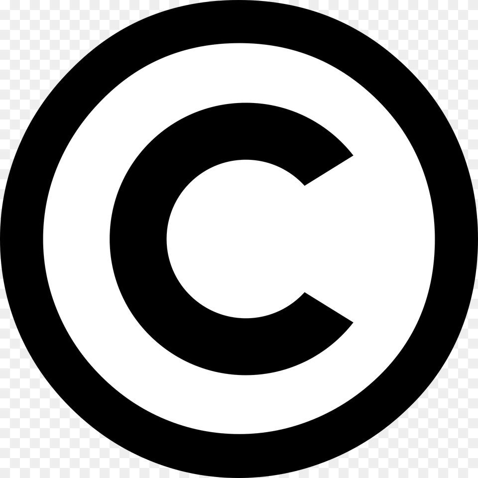 Copyright, Symbol, Disk Png Image